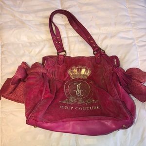 Juicy Couture Velour Pink Handbag